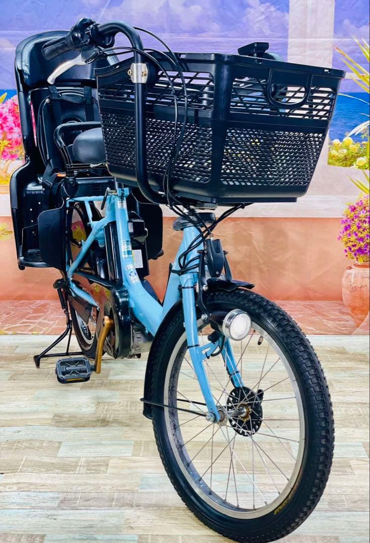 Y2496ヤマハパスキス⭐️人気モデル！子供乗せ電動アシスト自転車