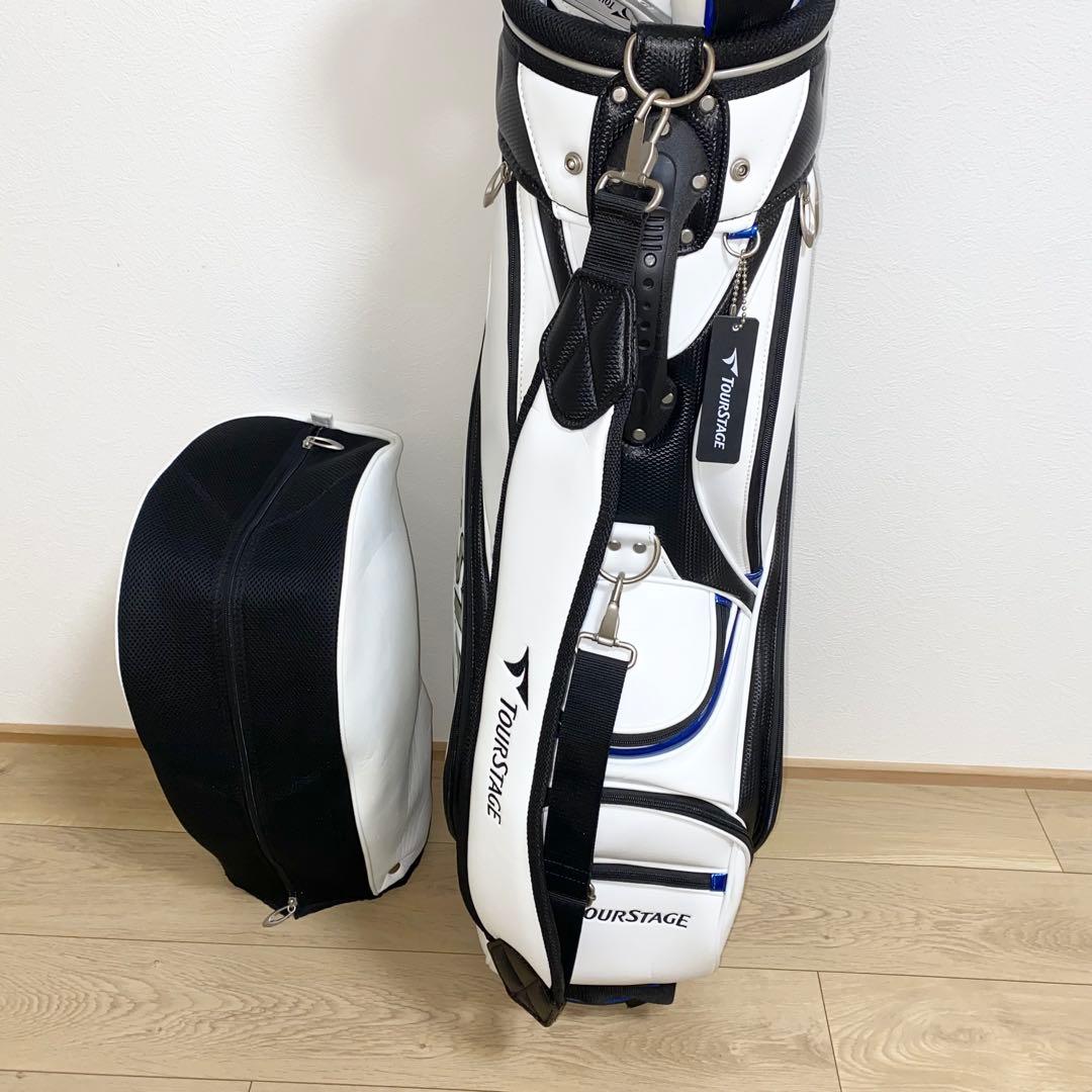 お得☆TOURSTAGEゴルフクラブ フルセット☆メンズ初心者キャディバッグ付S