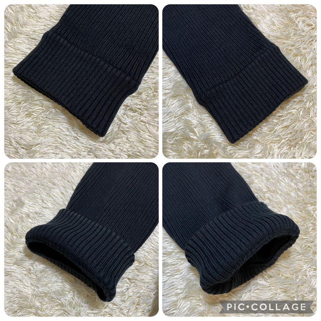 2WAY✨バーバリーゴルフ ダウン ニット 切替 ベスト 黒 Lサイズ