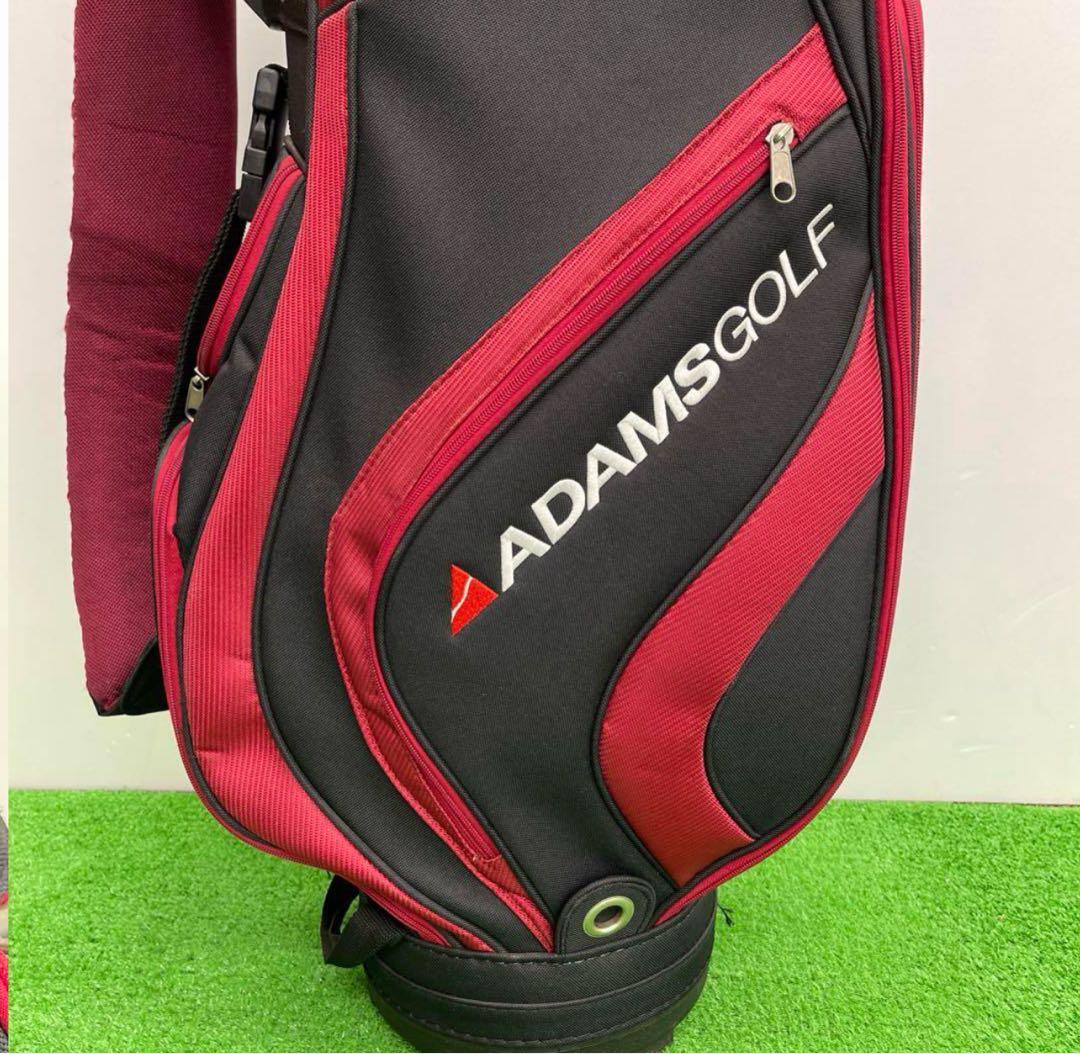 アダムスゴルフ ADAMSGOLF キャディバッグ ブラック 8インチ