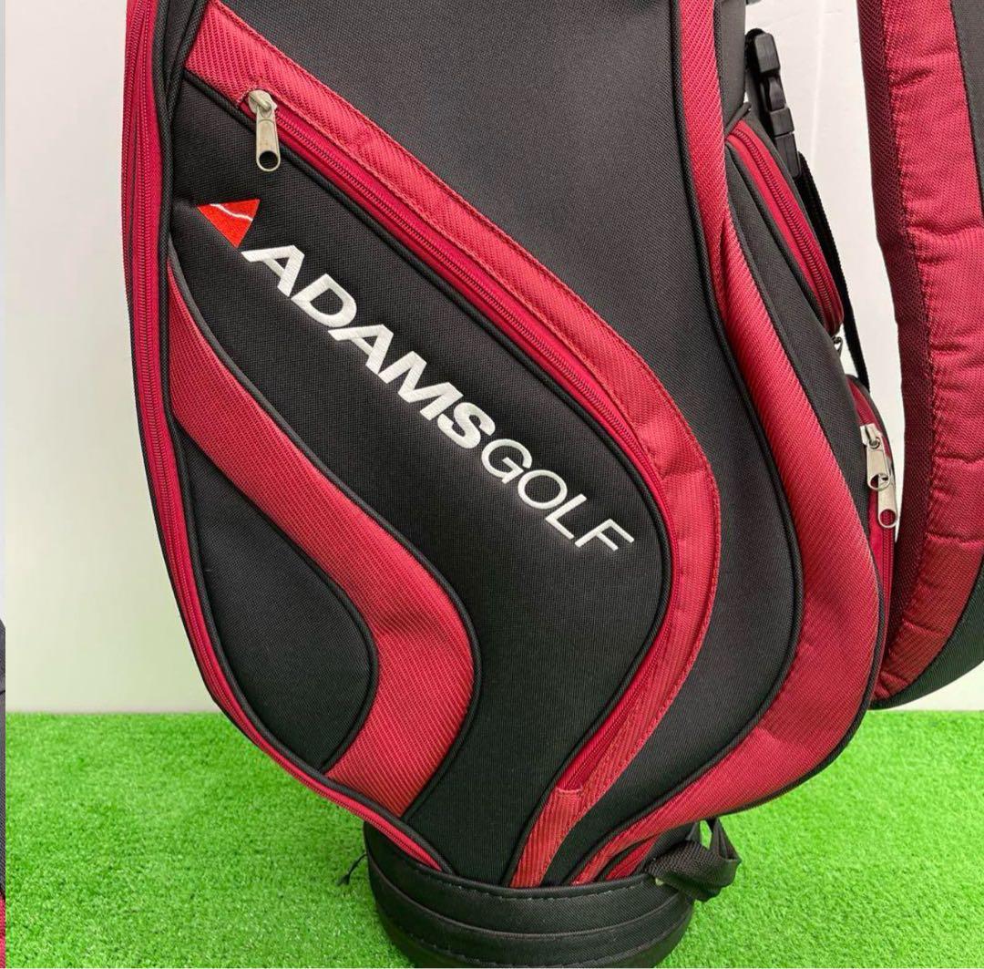 アダムスゴルフ ADAMSGOLF キャディバッグ ブラック 8インチ