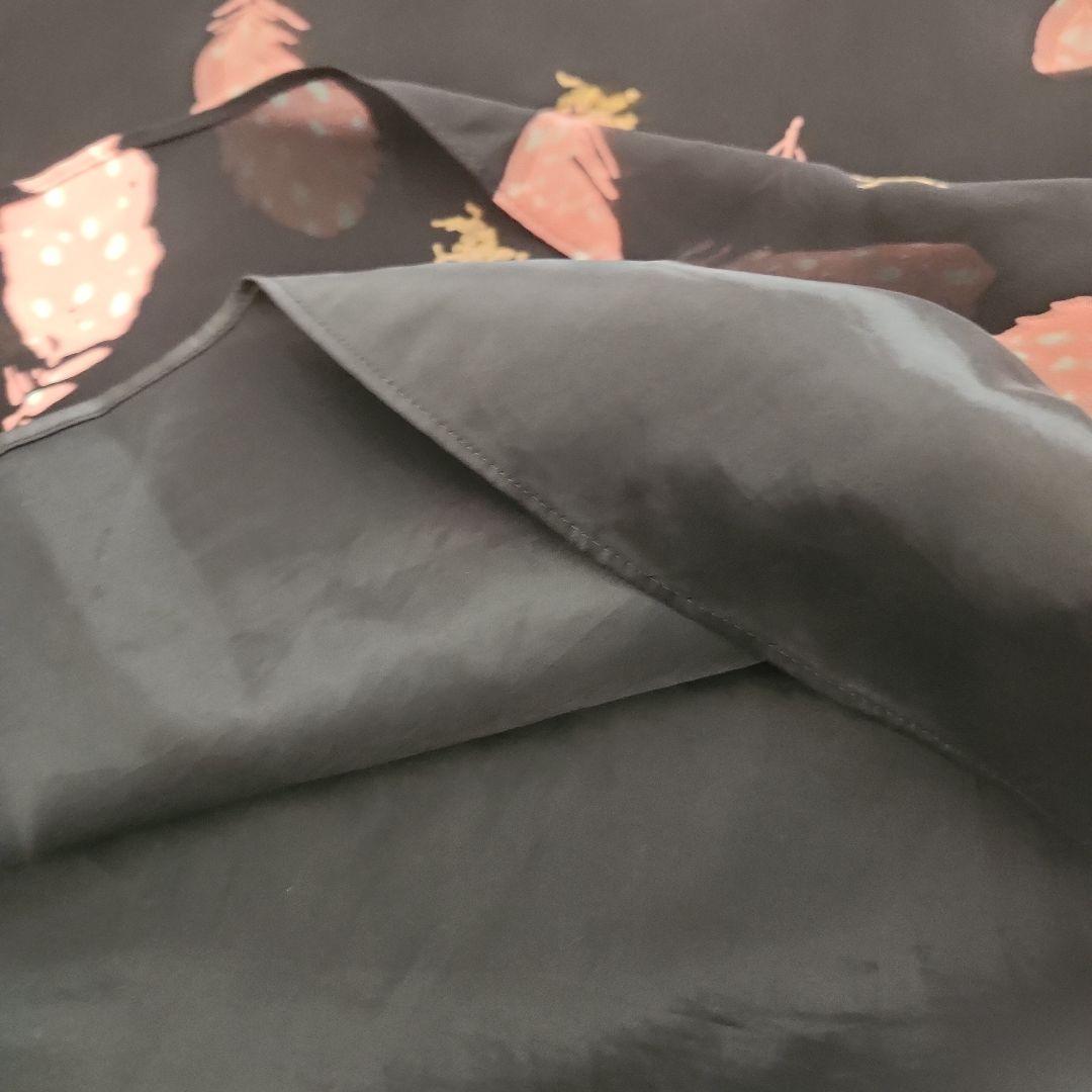 グレースクラス　ロングワンピース　総柄