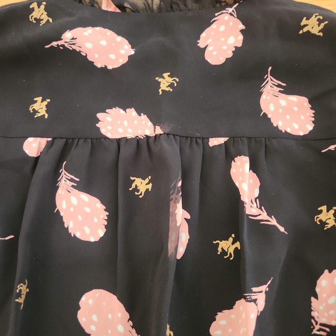 グレースクラス　ロングワンピース　総柄