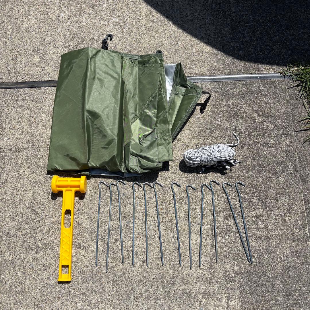 フィールドア FIELDOOR ワンタッチテント6 キャンプ テント 折り畳み