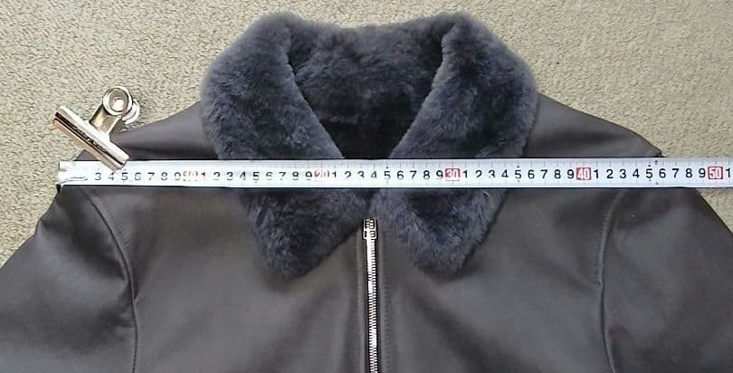 お値下げ！美品　メンズ　ファ付きレザージャケット　チャコールグレー