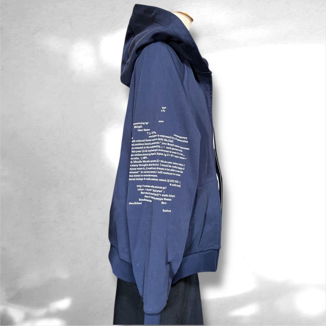 ♥️新品未使用♥️MICALLE（USER NAMEtokyo）ジップアップパーカー