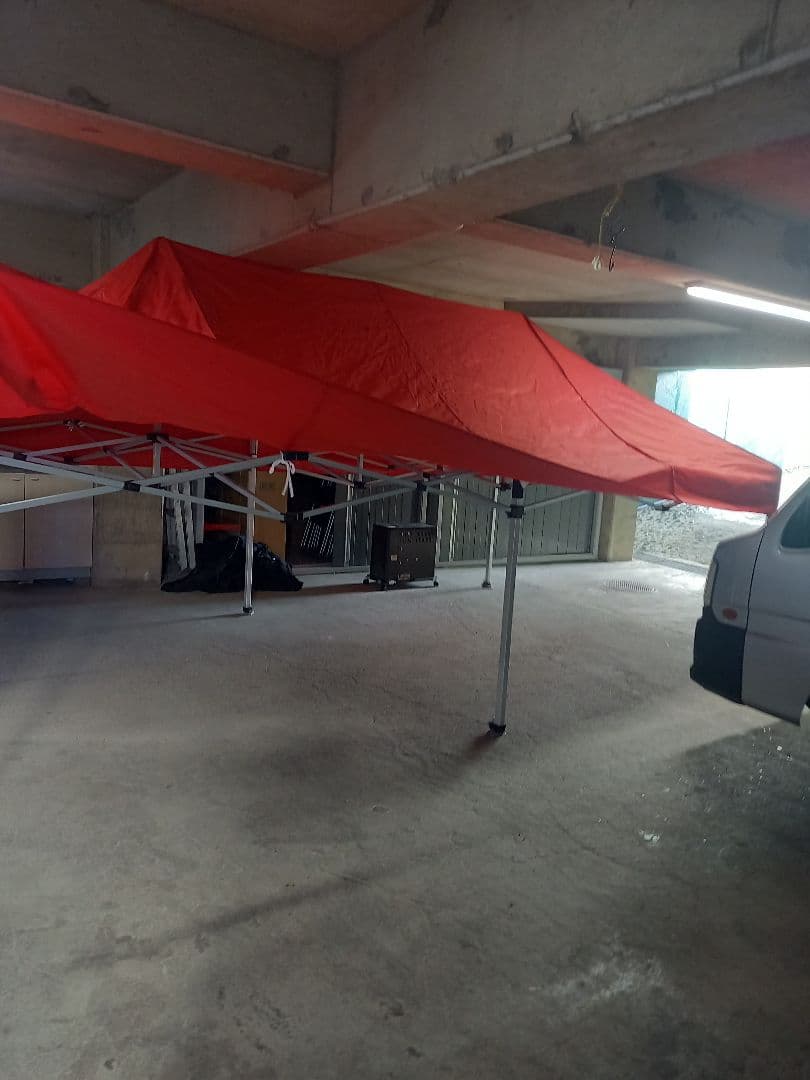 かんたんてんと　スチール+アルミ複合フレームKA/5W 2.4m×4.8m