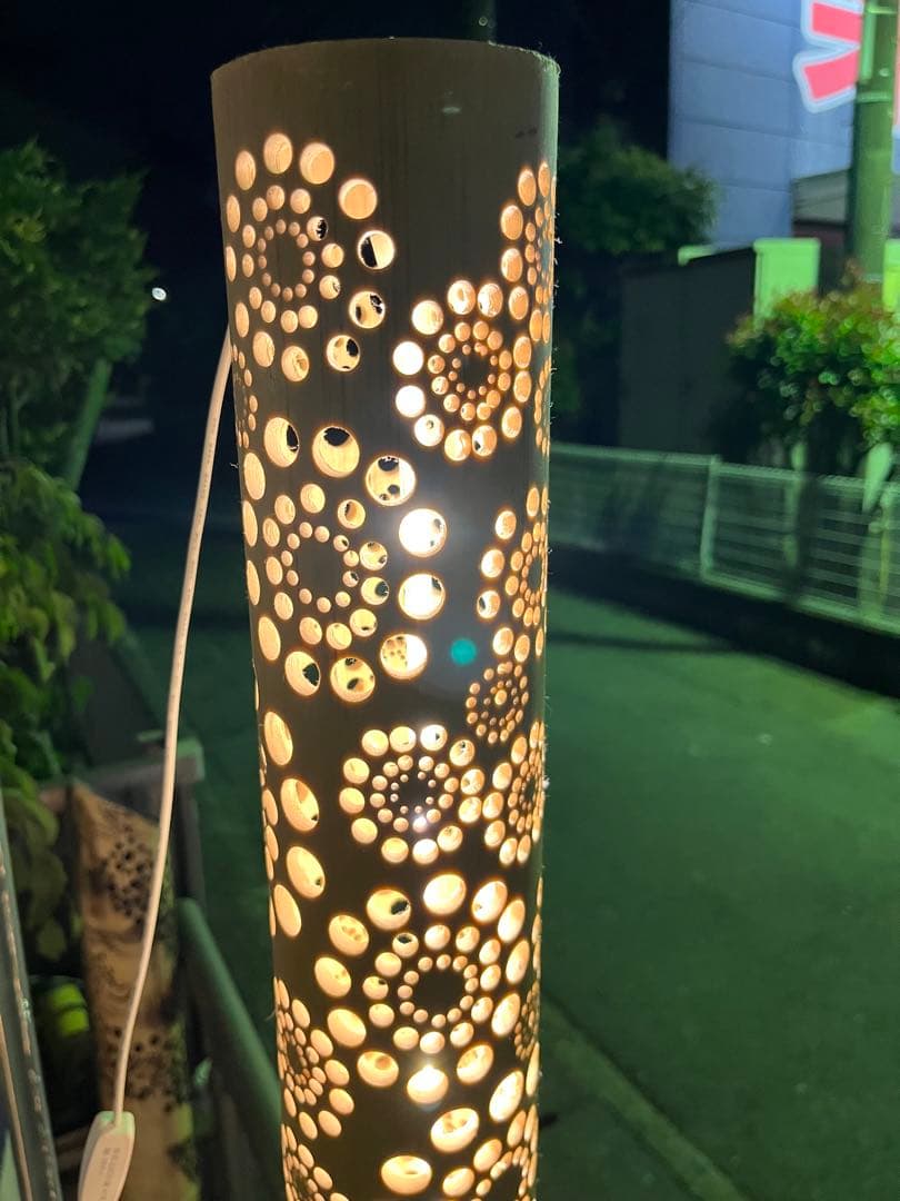 竹あかり、竹燈籠　155センチ