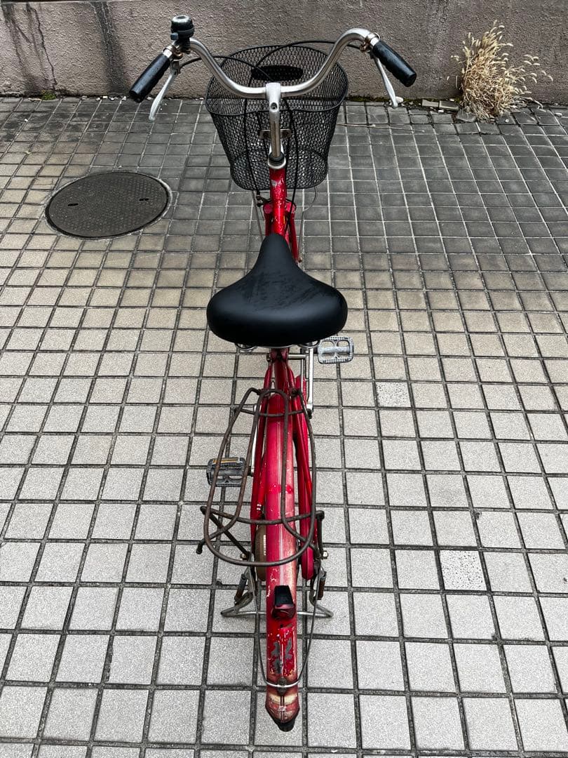 ブリヂストン BRIDGESTONE ママチャリ 赤