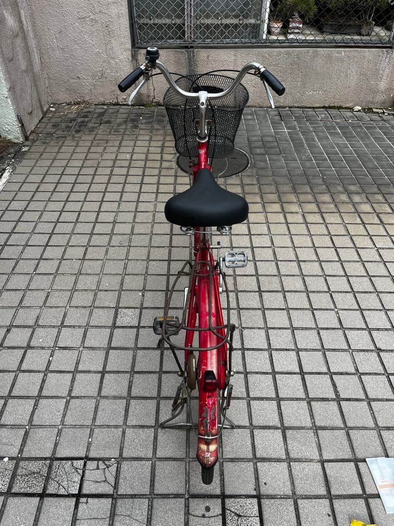 ブリヂストン BRIDGESTONE ママチャリ 赤