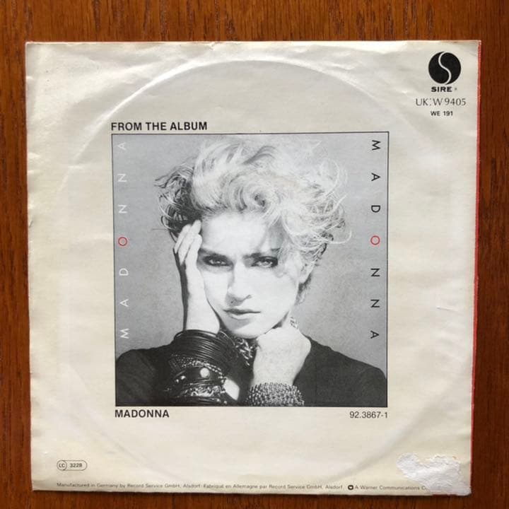 マドンナ Madonna【独オリジナル盤・初期EP・美品・轟音・高音圧・超稀少】