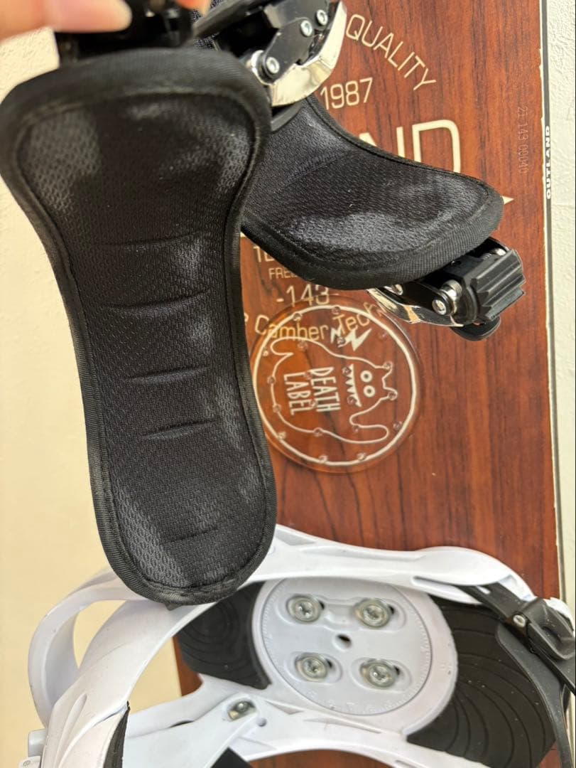 elanスノーボードビンディング2点セット