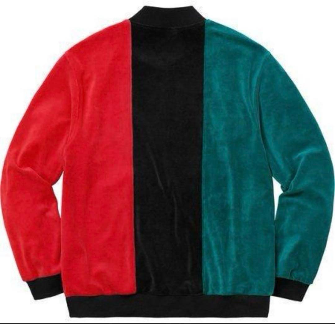 ジャケット・アウター 18ss Supreme Velour Zip Up Jacket L