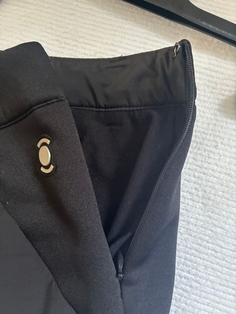 ブラック キルティングスカート