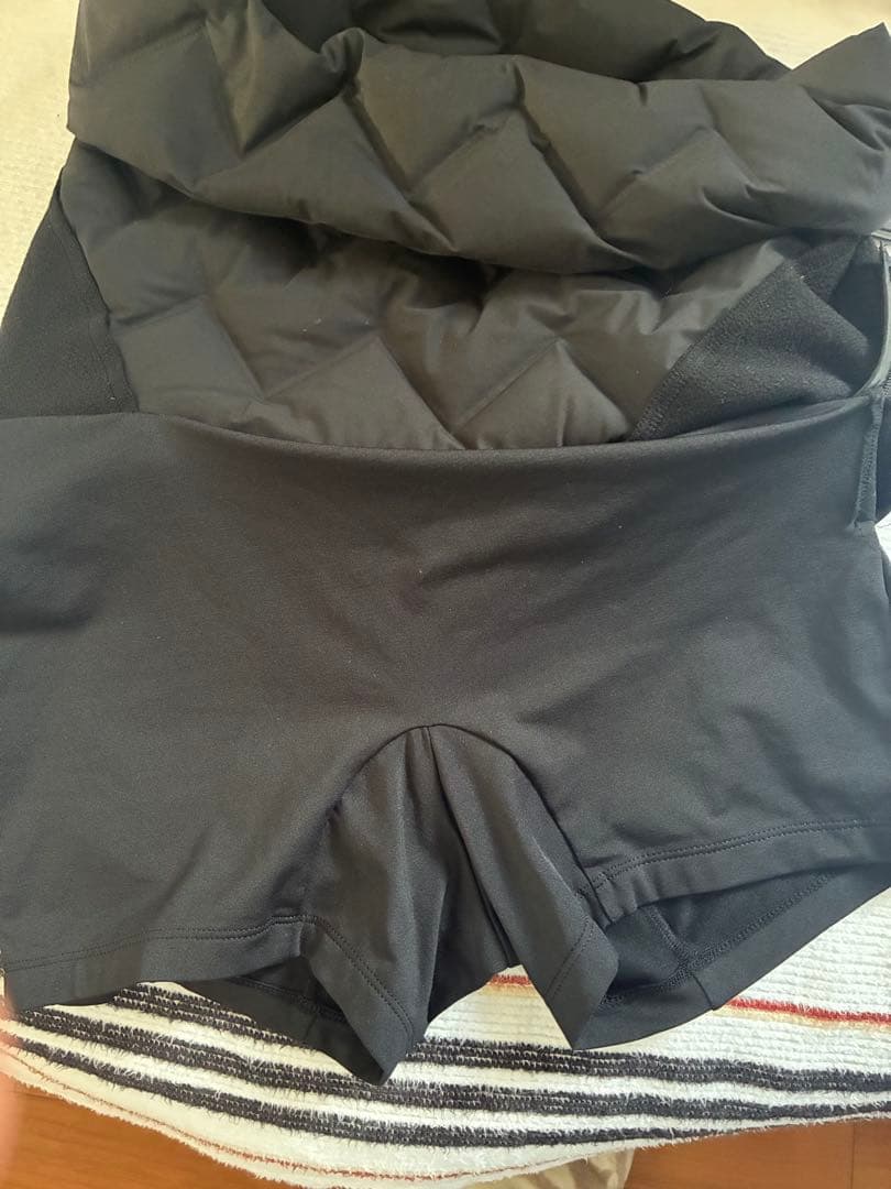 ブラック キルティングスカート