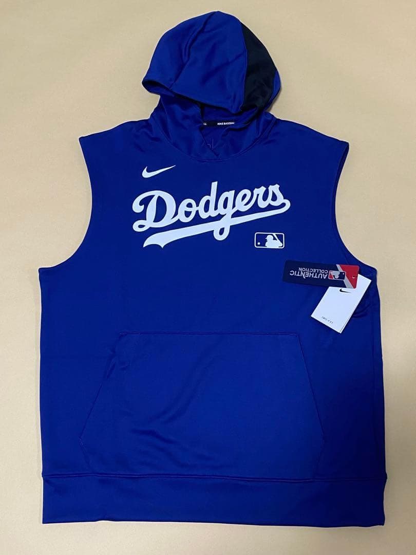 М　ナイキ　ドジャース　ノースリーブパーカー　オーセンティック大谷翔平山本由伸