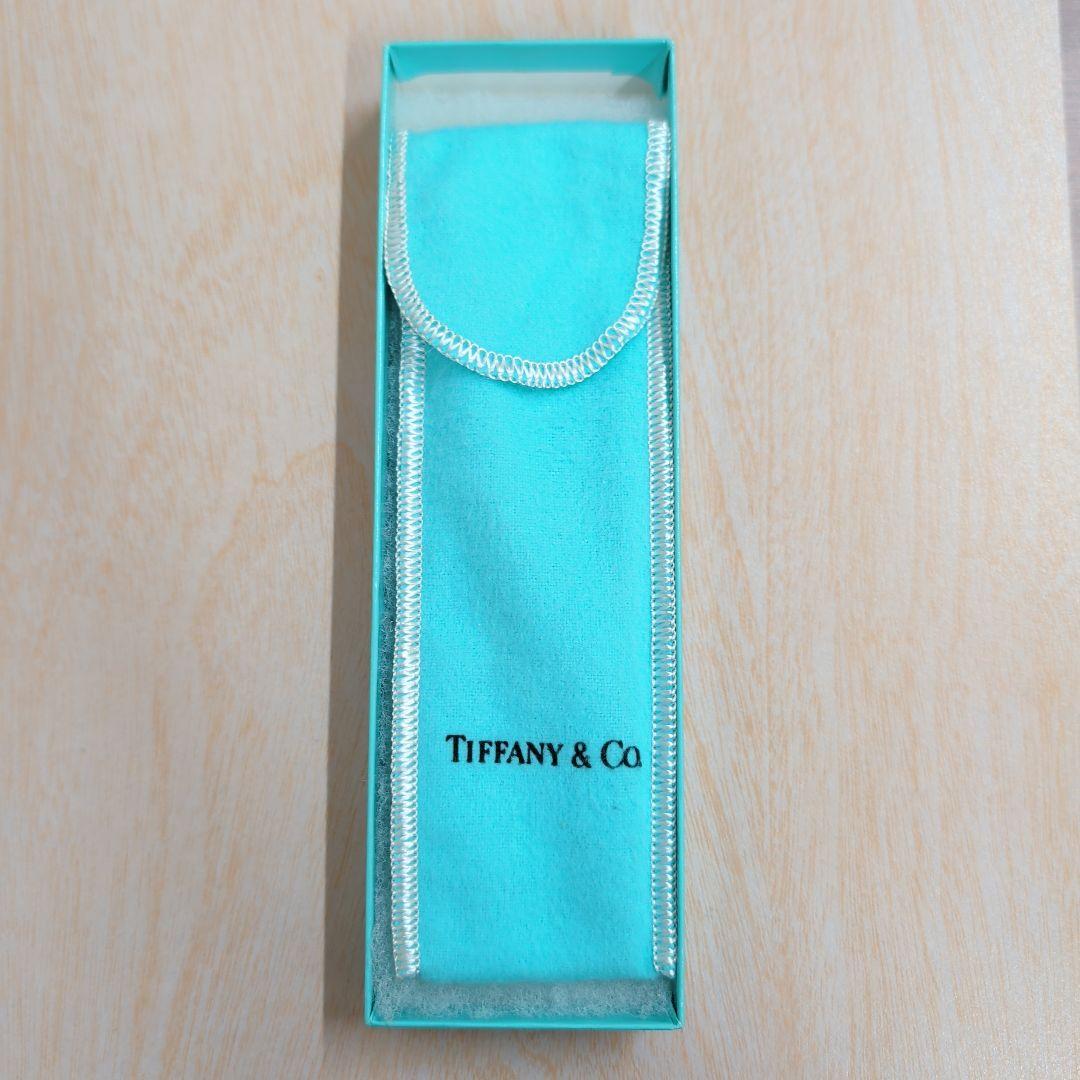 Tiffany&Co. ティファニーブルーゴールドリボン ボールペン インクなし