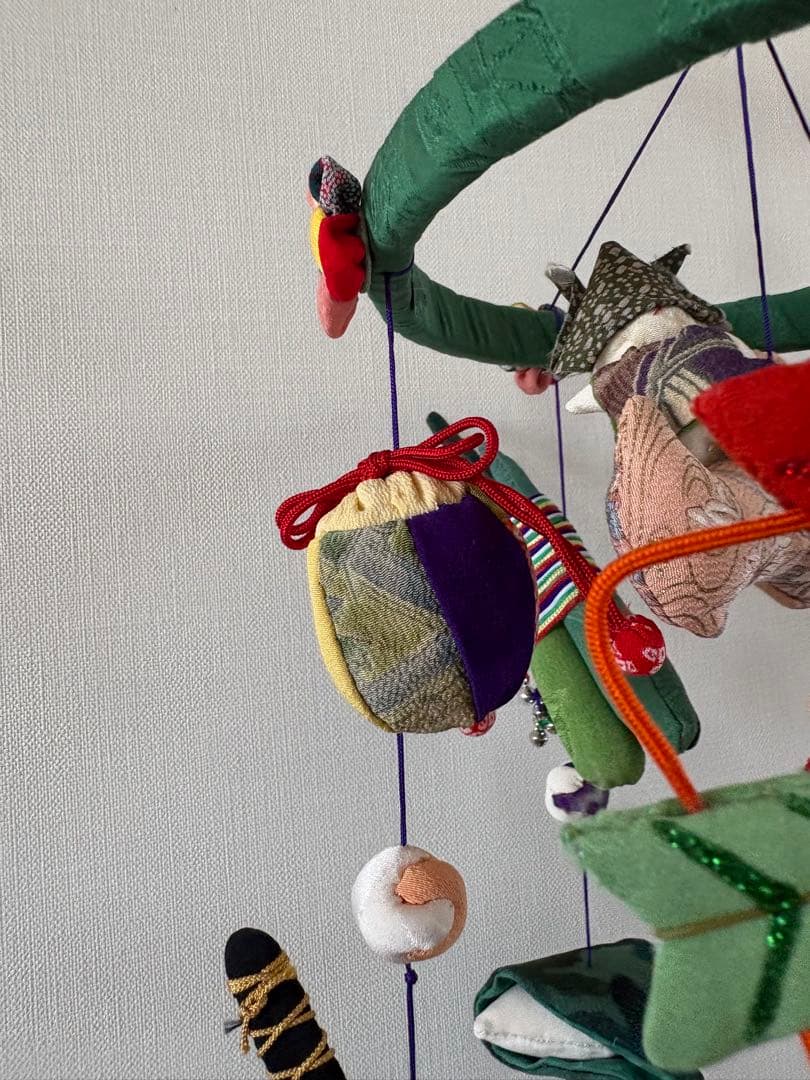 吊るし飾り　端午の節句の輪下げ(中)②　五月人形