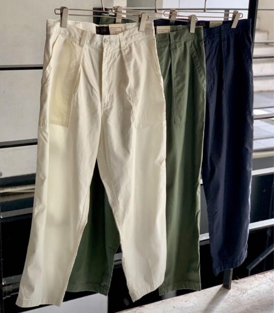 BEAMS PLUS / バックサテン ベイカー パンツMサイズ3色セット中古