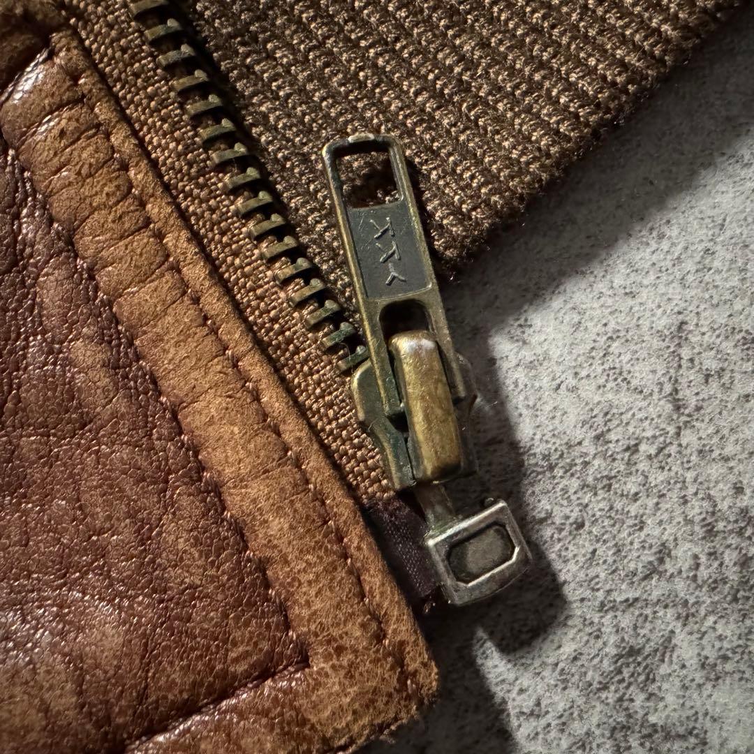 【90s vintage】フライトジャケット　XL G1 レザージャケット　本革