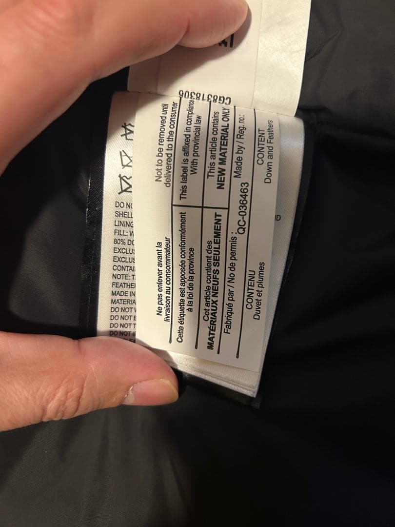 カナダグース ダウンベスト ダウンジャケット Lサイズ
