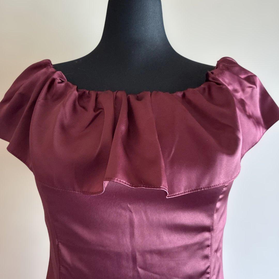 フラダンス用サテンドレス