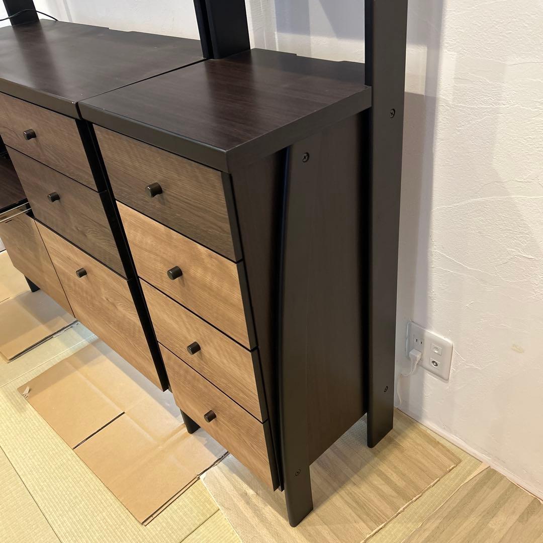 【お引取限定】マナベインテリアハーツ　食器棚