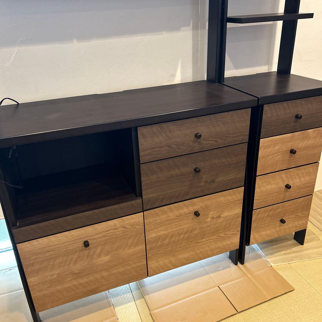 【お引取限定】マナベインテリアハーツ　食器棚