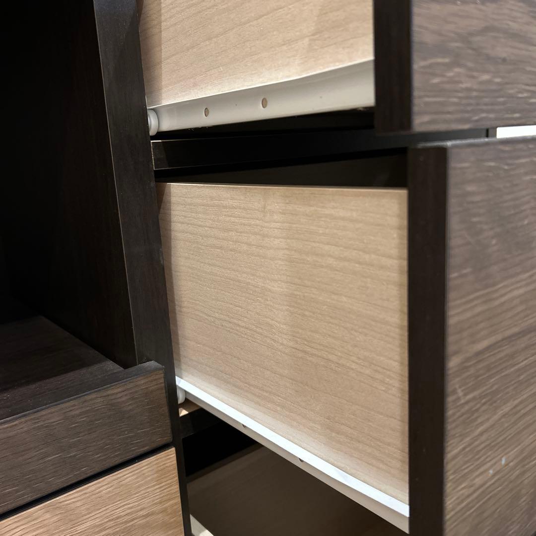 【お引取限定】マナベインテリアハーツ　食器棚