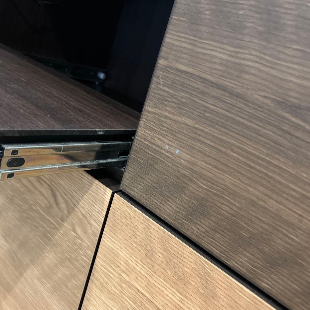 【お引取限定】マナベインテリアハーツ　食器棚