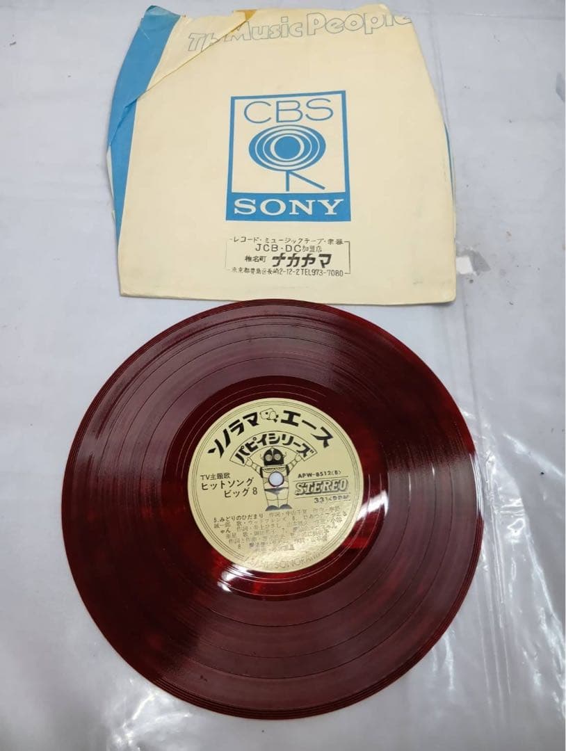 希少　昭和レトロ　レコード　アニメ　絵本付き　歌詞付き　13枚