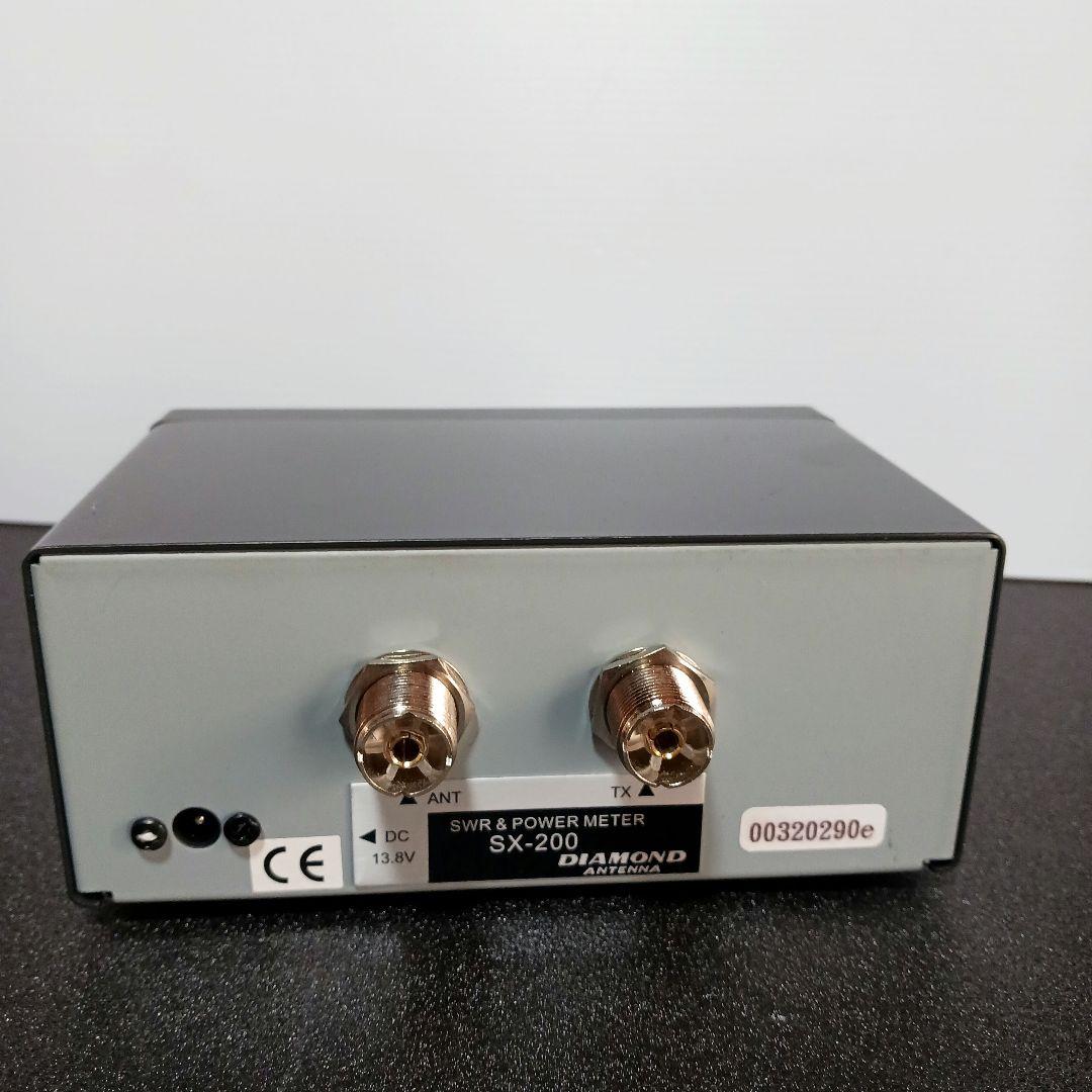 ダイヤモンドSX200 高性能 通過形SWR・パワー計「1.8～200MHz」