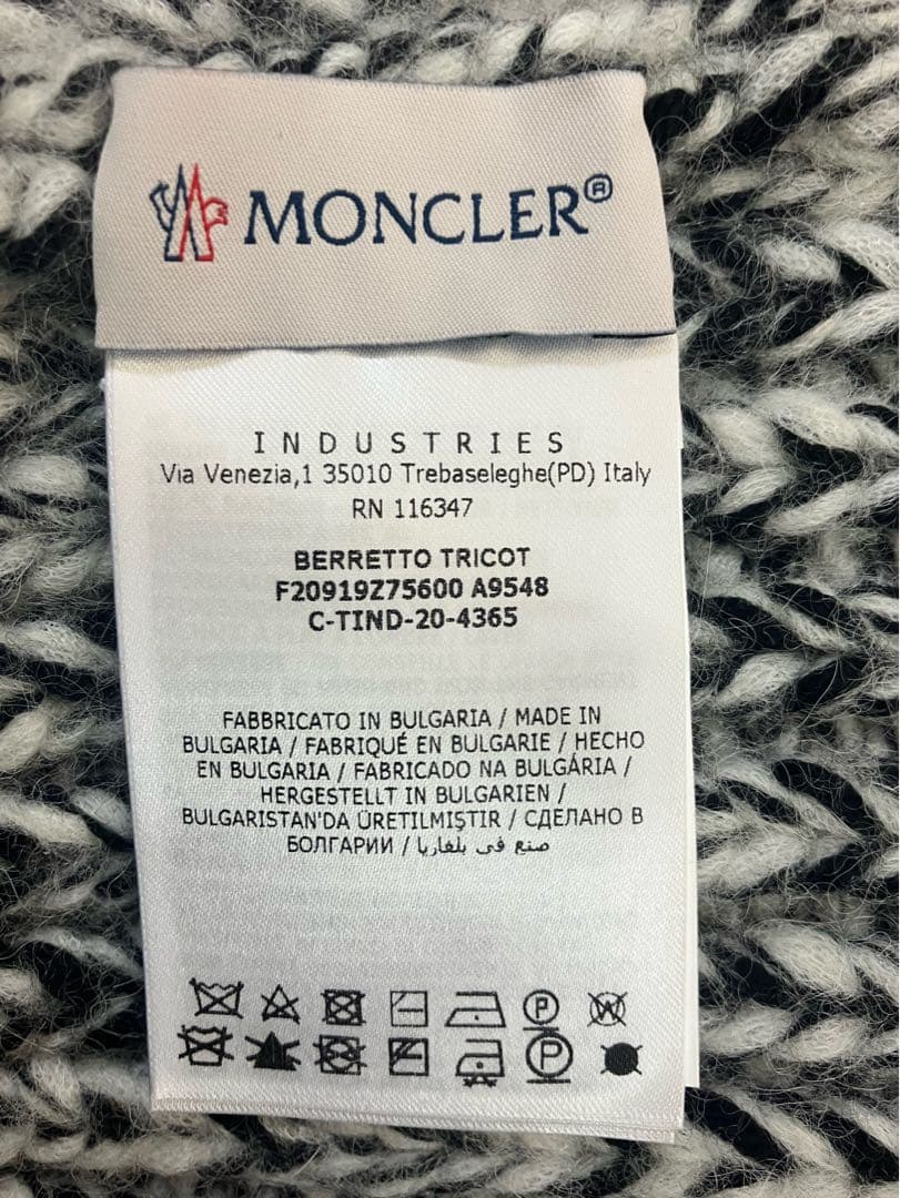 【正規未使用品】MONCLER ニット帽