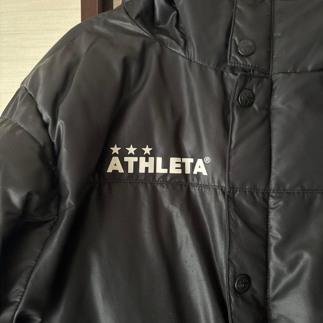 ATHLETA ブラック ベンチコート　160cm