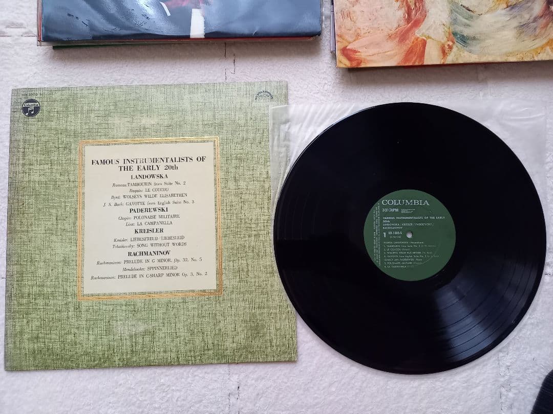 クラシック中古LP１４枚　本体良好ジャケットカバーに傷み有　作曲家本人演奏有