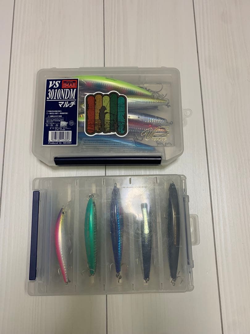 青物ルアー19個セット　撃投ジグ2個　ケース付き　引退セット