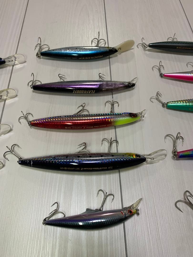 青物ルアー19個セット　撃投ジグ2個　ケース付き　引退セット