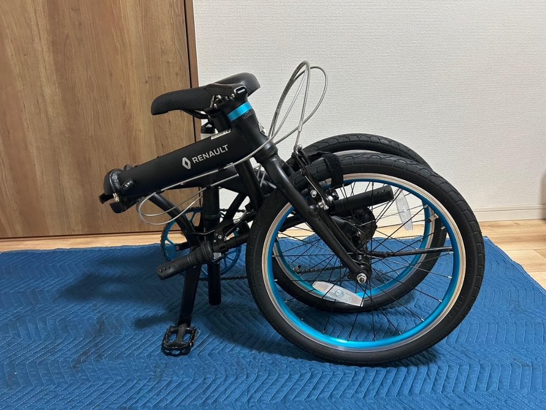 【超美品】ルノー_RENAULT_LIGHT10_20インチ_ブラック_折り畳み