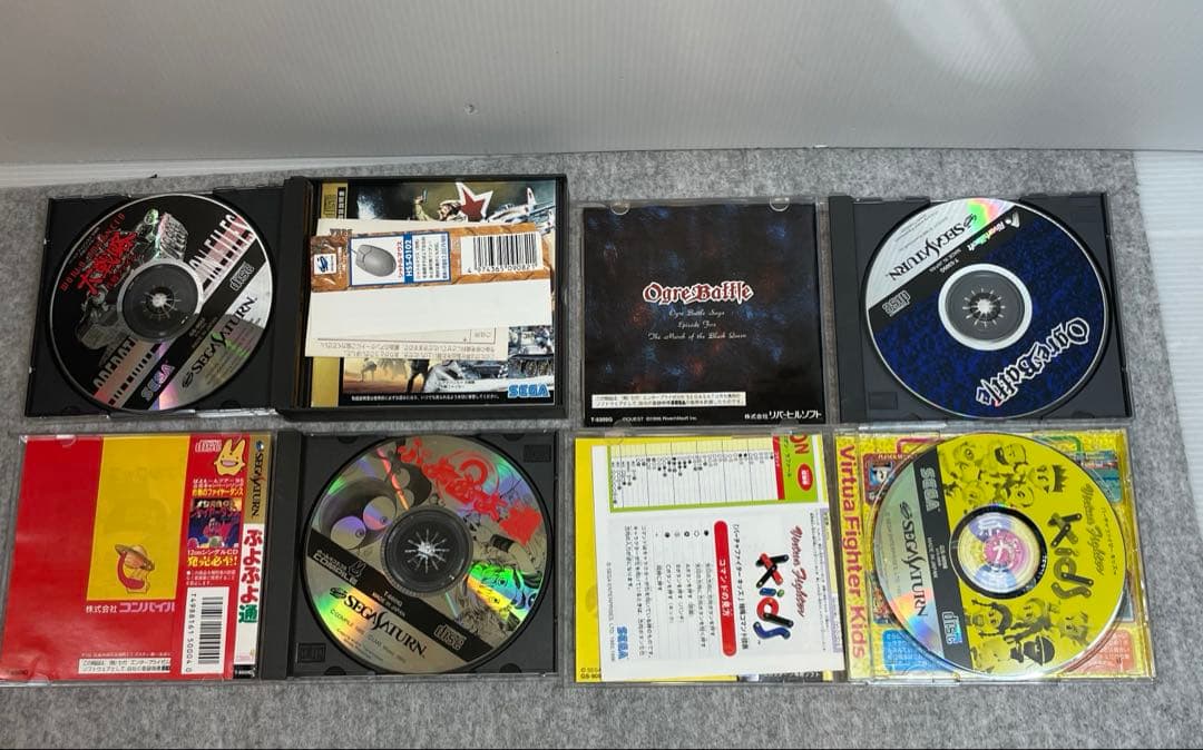 動作確認済 セガサターン本体 HST-3210 パワーメモリー ソフト4本付