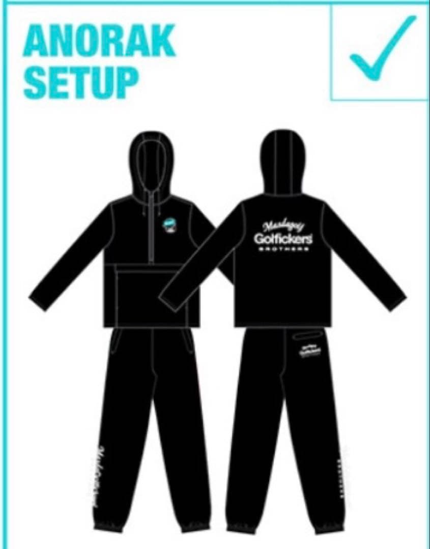 Golfickers Masdagolf アノラック セットアップ　L
