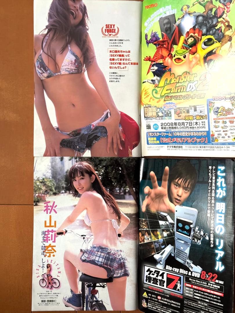 ヤングサンデー 2008年 レア 平成 グラビア アイドル　漫画 アニメ