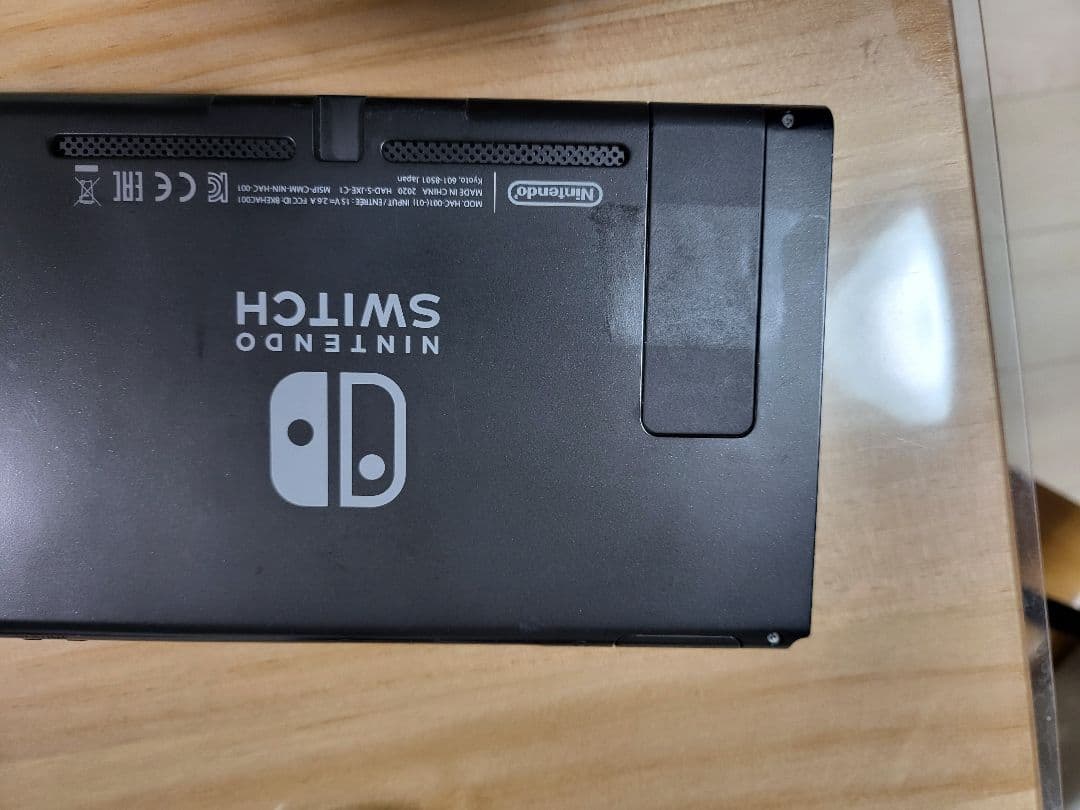 か*食様 Nintendo Switch グレー 本体 難有り