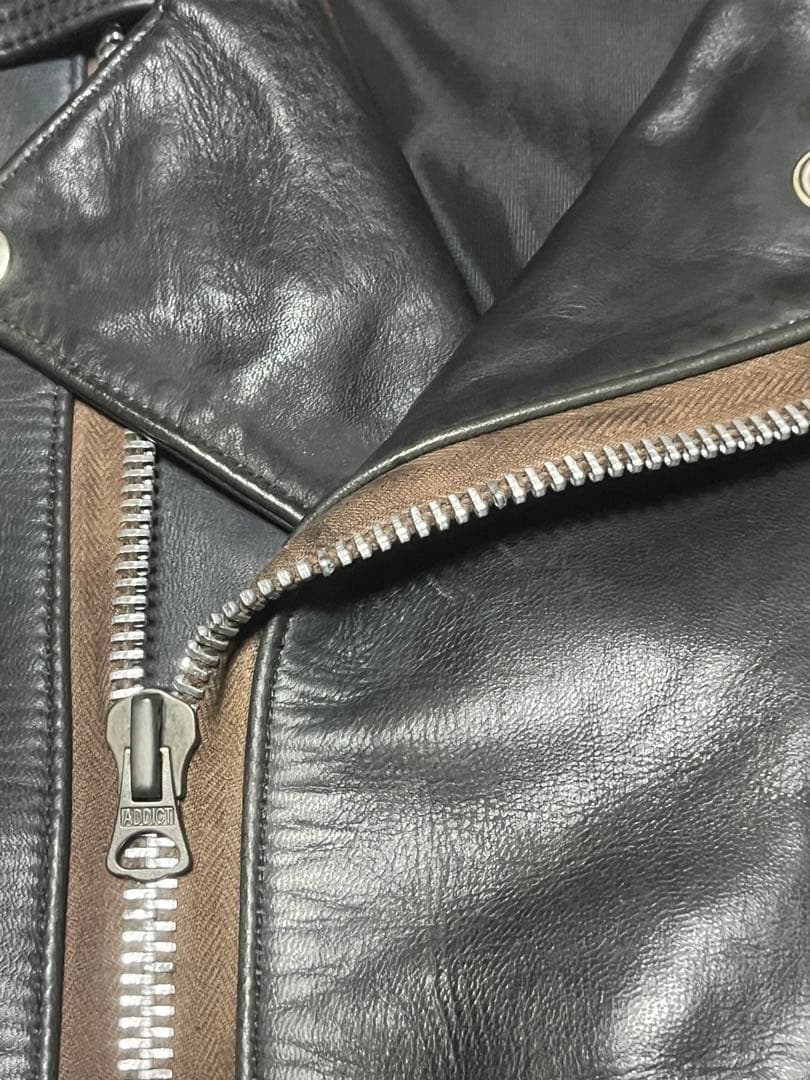 状態要確認　ADDICT CLOTHES アディクトクローズ　AD-03 馬革