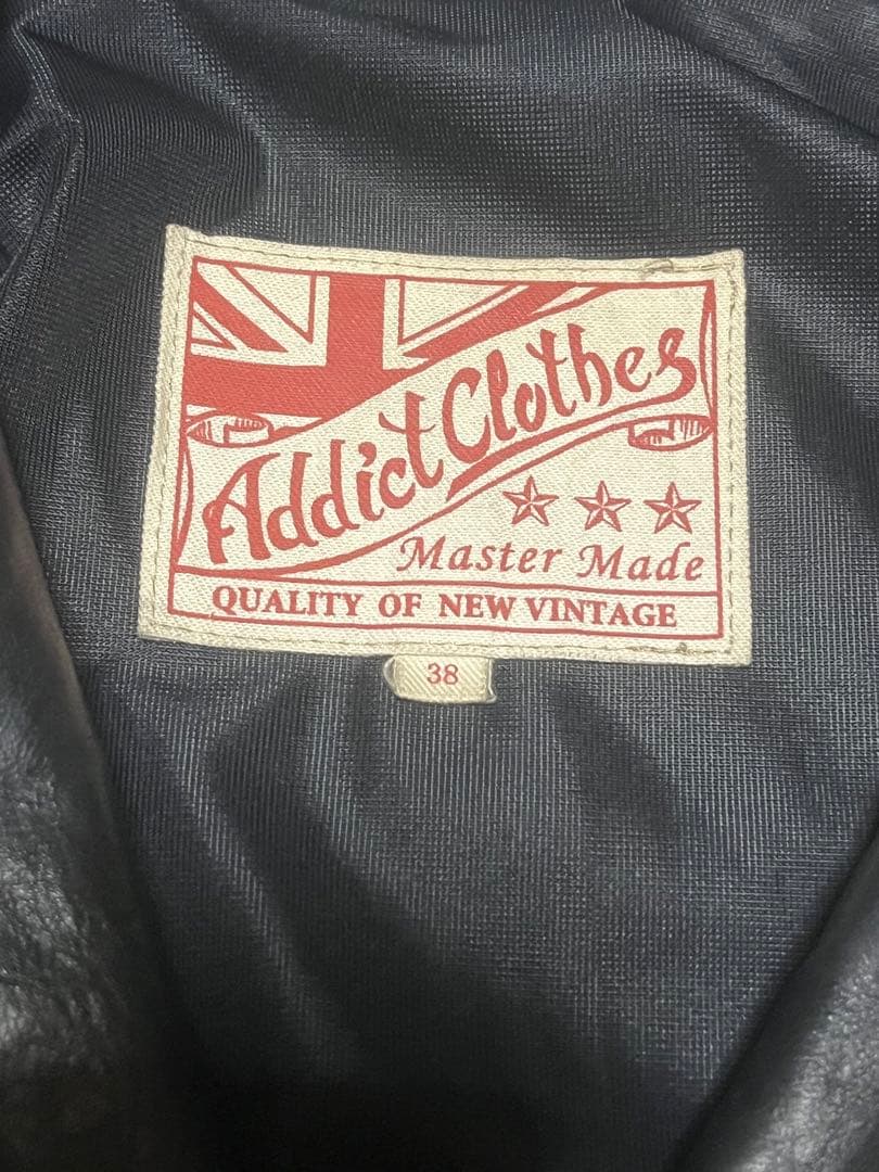 状態要確認　ADDICT CLOTHES アディクトクローズ　AD-03 馬革