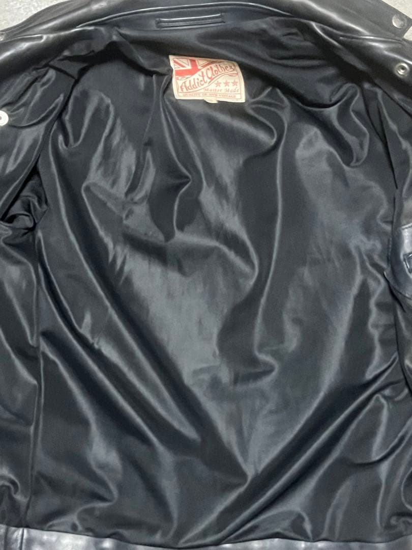 状態要確認　ADDICT CLOTHES アディクトクローズ　AD-03 馬革