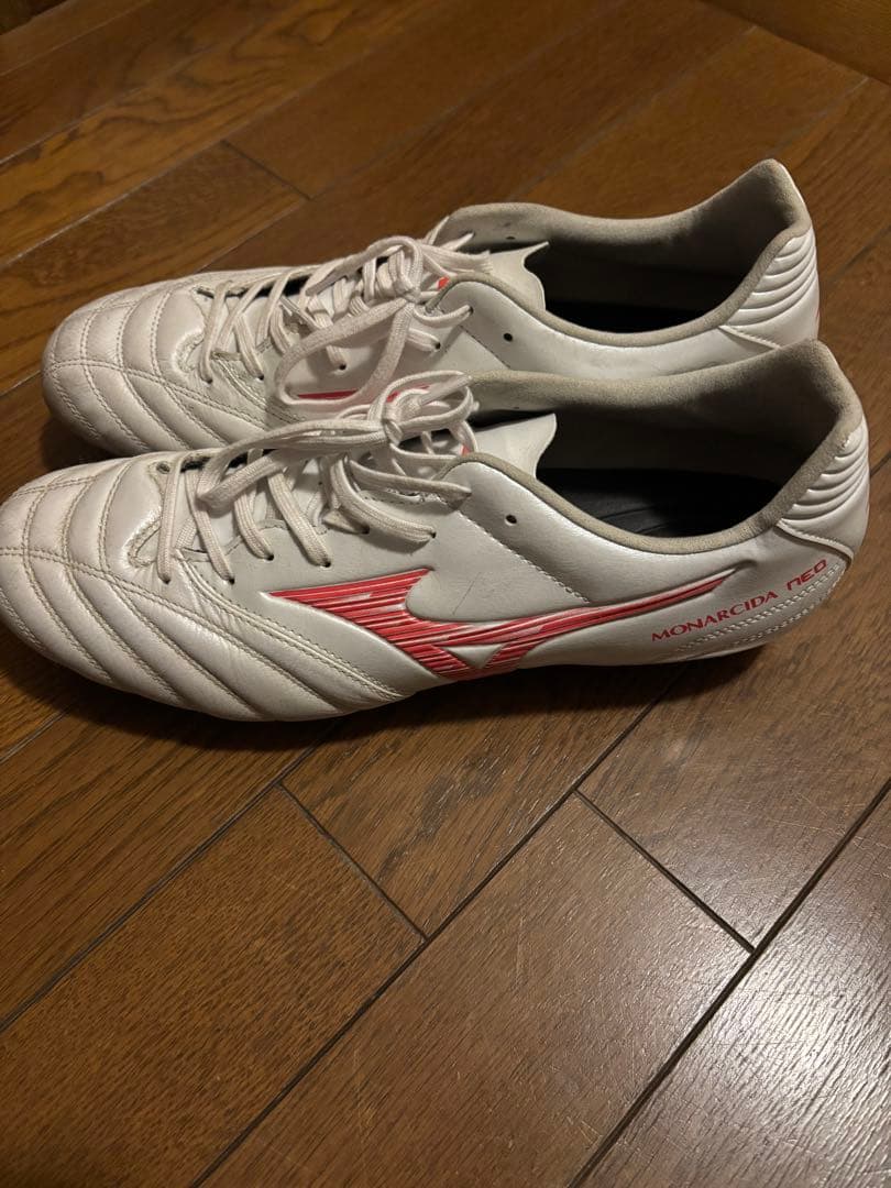 Mizuno モナルシーダ ホワイト/レッド