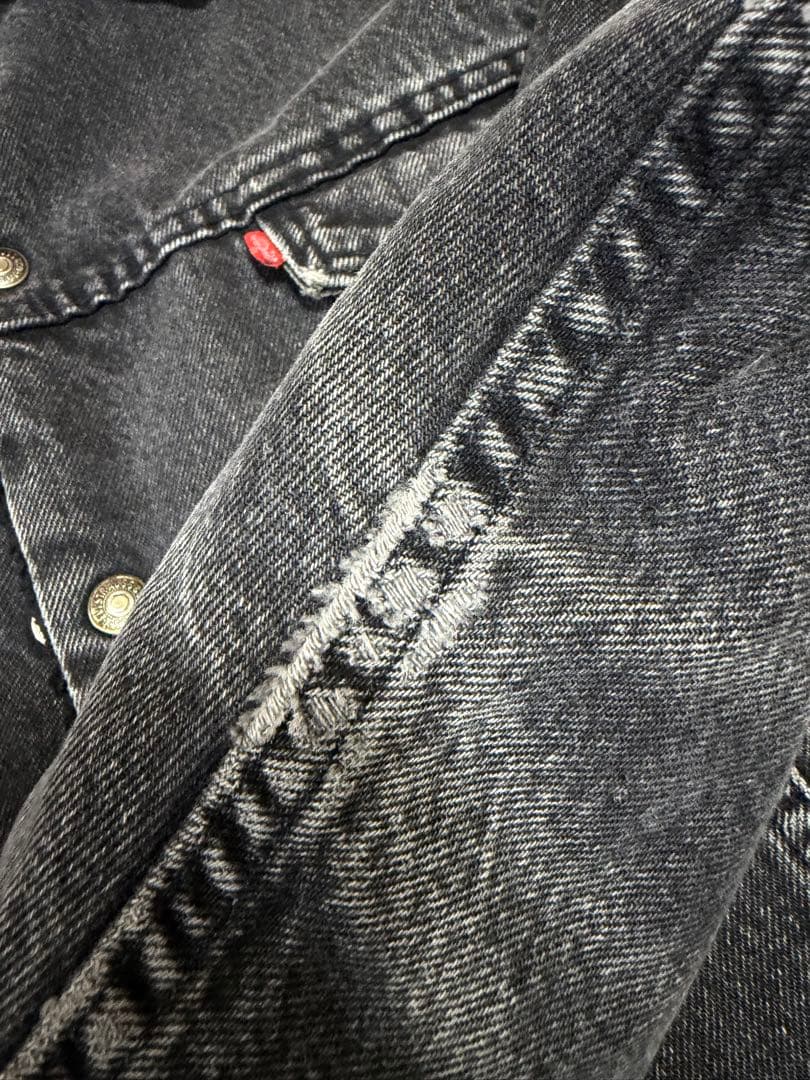 USA製リーバイス　サルファブラック　ボアジャケット