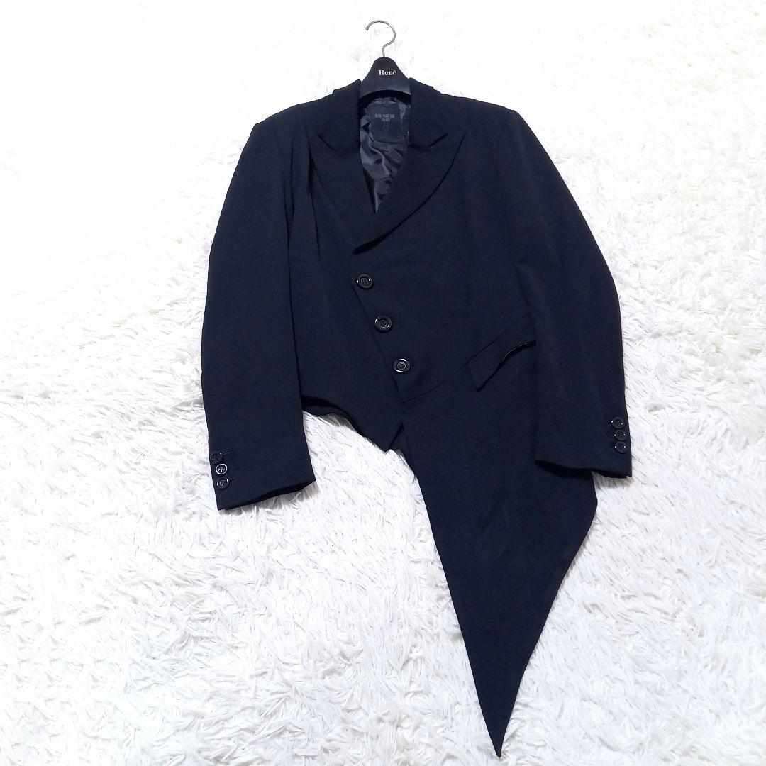 ●良品●　ブラックピースナウ　変形　アシンメトリー　ジャケット　燕尾　衣装　黒