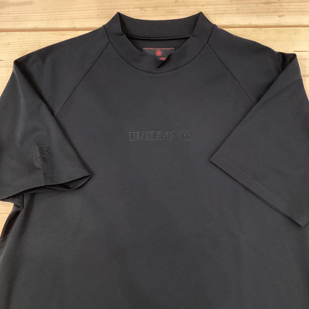 新品　BRIEFING STITCHED 3D LOGO HIGHNECK 黒M
