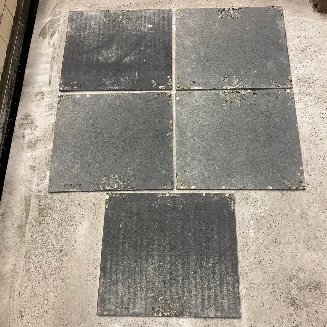 【中古品】陶芸　棚板35×40(厚8mm)5枚組29(スリット無し)